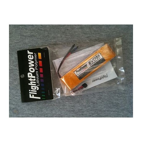 FLIGHTPOWER HACKER EVO25 1200mAh 3S 11.1v LIPO 