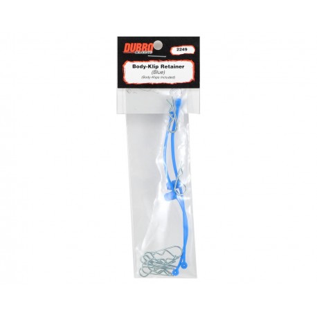 DUBRO BODY KLIP RETAINER BLUE