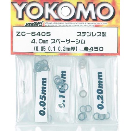 ZC-S40S YOKOMO 4mm Spacer Shim