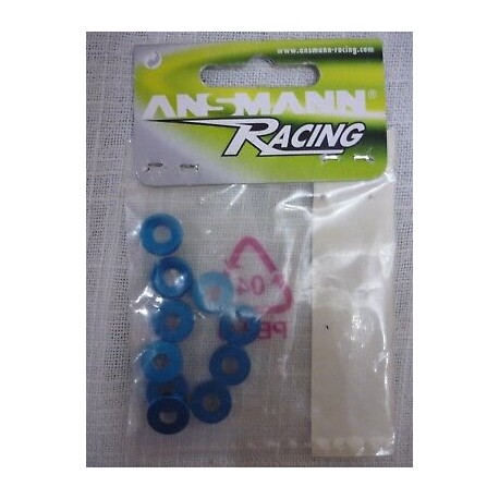 ANSMANN ALU WASHER BLUE 4MM