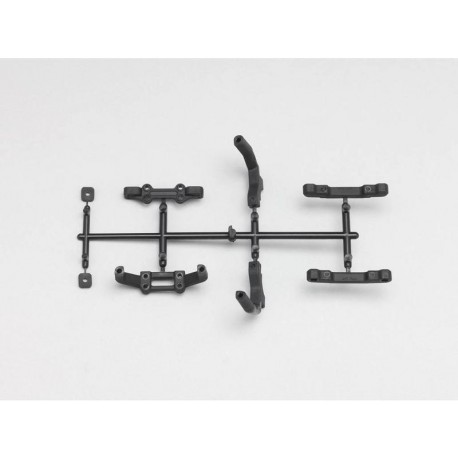 Yokomo Y2-302MDA - Front Bulk Head / Upper Arm Holder / Suspension Mount Set for YD-2S