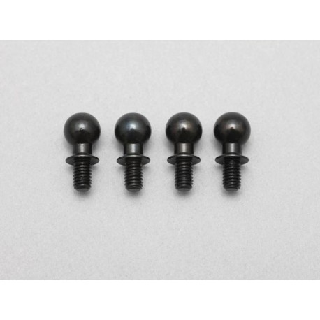  Yokomo IB-414KB2A - King Pin Ball +2mm with Button Head with 3mm ISO Thread for Aluminum Steering Knuckle (4pcs)