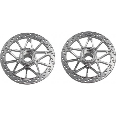 Hot Racing HOR39F08 Silver Twin Star Front brake disk