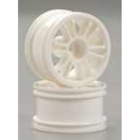 21250 ASSOCIATED Front  Spoke Wheel White