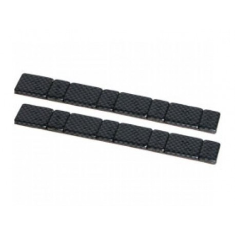 3 RACING 3RAC-BW04 Balance weight (pre-cut) 2pcs with graphite pattern - 5g and 10g