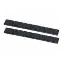 3 RACING 3RAC-BW04 Balance weight (pre-cut) 2pcs with graphite pattern - 5g and 10g