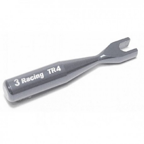 3 RACING 3RAC- TR4/V2 Llave de aluminio para tirantes 4mm