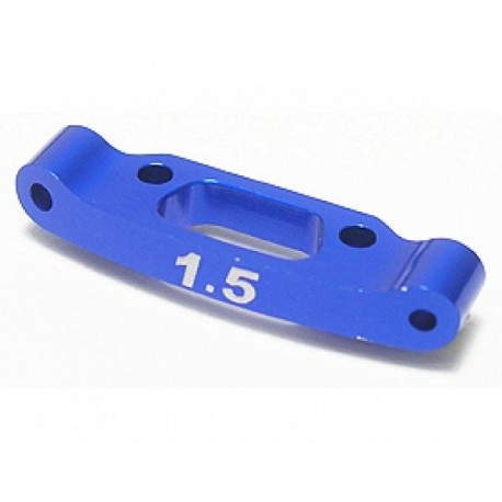 3 RACING RC18-017/BU Aluminio Rear Toe Out Mount Blue