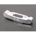 3 RACING RC18-017/SI Aluminio Rear Toe Out Mount Silver