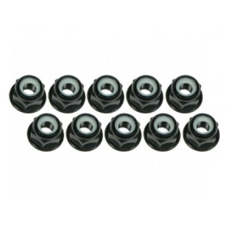 3RAC-NF30/BL 3 RACING 3mm Aluminium Flanged black (10pcs)