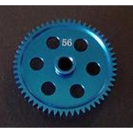 AR057T GPM Alloy Main Gear Corona 57T Alum. Azul