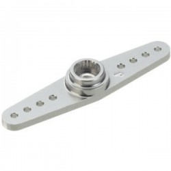 JAMARA 079871 Brazo Servo JR/Sanwa Aluminio Doble Silver