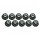 3RAC-NF30/BL 3 RACING 3mm Aluminium Flanged black (10pcs)