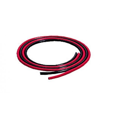 GRAUPNER 3683 HIGH FLEX SILICONE WIRE 2X50CM ROJO,NEGRO 2.5MM