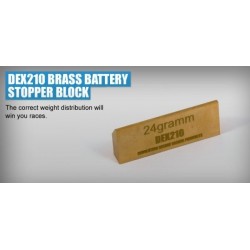 REVOLUTION DESIGN DEX210 BRASS BATTERY STOPPER BLOCK RDRP0044