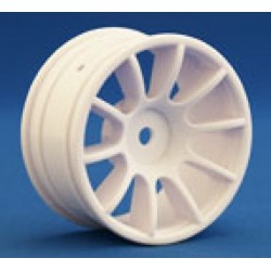 RI-25006 RIDE 1/10 M-Chassis 47, 10 Spoke Wheels White