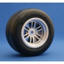 RI-26025 RIDE Rear F-1 Rubber Tire, preglued for Formula Ten or FGX