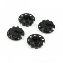 ROC-OP-002K Roche Alum Spring Holder for Tamiya Damper, Black