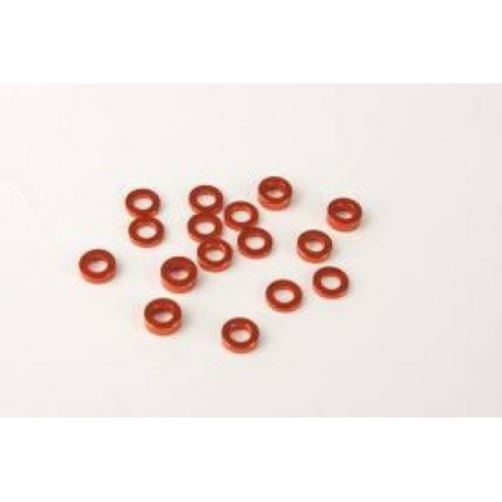 ROC-OP-003O Roche 3 x 5,5 mm Alum Spacer (1/1,5/2 mm) (4pcs each), Orange