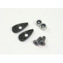 ROC-OP-005 Roche Carbon Rear Wing Support Set, Screw Color: Titanium