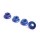 SPEC-R SPR025-NUBL 4mm Alu Lock Nut (4 pcs Blue)