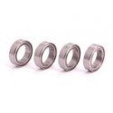 Oiled Ball Bearing 10 x 15 x 4mm 4 pcs