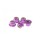 HIRO SEIKO 69245 4 mm Alloy Flange nylon nut (5pcs) purple