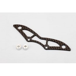 YOKOMO BD-016FS Front Body Mount Support (Graphite) for BD7