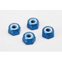 YOKOMO ZC-N3AB 3mmAluminum Lock Nut (Thin Blue 4pcs) BD7