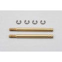 YOKOMO YS-5S-2T 40.7mm Titanium Coated Shock Shaft (L Size/2pcs)