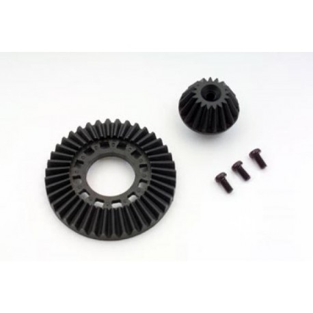 YOKOMO SD- 643 Ring Gear & Drive Gear (Graphite) for Front One Way & Solid Axle DRIFT