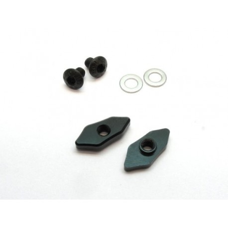 MR33 MR- RWH01 Alum Touring Car Rear Wing Holder Set