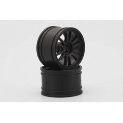 YOKOMO GT-29E ENKEI Front Wheel for GT500 (Black 2pcs)