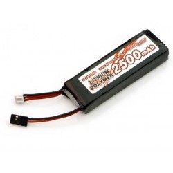 MM-MLI-KT2500 MLI-KT2500 Much More Li-Po Battery 2500mAh/7.4V 3C Flat Size for Sanwa M12,MT4