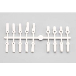 Rod End Plastic Parts (White)