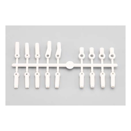 Rod End Plastic Parts (White)