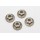 Aluminum Large-diameter Flanged Nut _Serrate_4pcs)