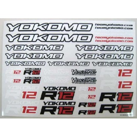 YOKOMO ZC- R12-1 R12 DECAL