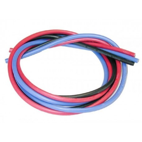 MR-WS14 MUCHMORE 14AWG SILVER WIRE SET 180CM NEGRO,AZUL,ROJO