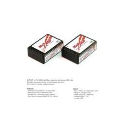 Muchmore IMPACT FD LiPo Battery 5000mAh  7.4V 50C Low Height Saddle Hard Case