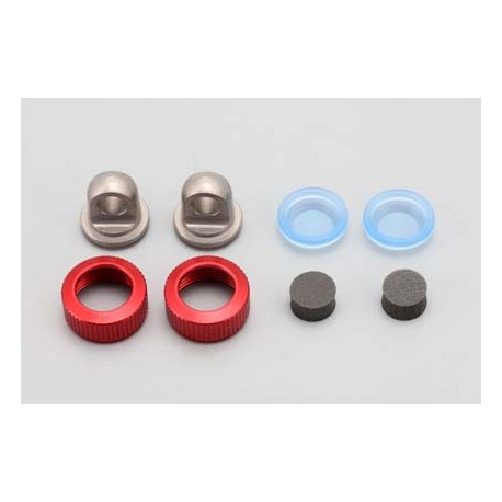 YOKOMO YSR- 8D Diaphragm Shock Cap Set (Red)