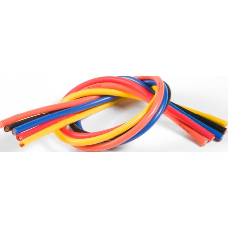 TQ RACING CABLE PURO SILICONA 13AWG SET 5 CABLES