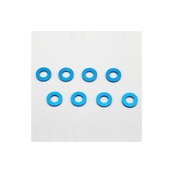 Roche  3x5.5x1.0mm Alum Spacer Yokomo Blue Color