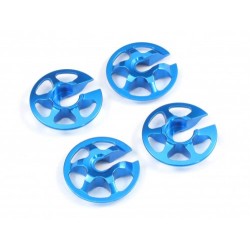 Radtec  Aluminum Lightweight Spring Retainers 4 pcs Blue