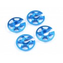 ROCHE/RADTEC ROC- RAD-YK-10001  Aluminum Lightweight Spring Retainers 4 pcs Blue