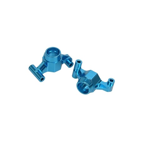 3 RACING TT01- 12/2/LB ALUMINIUN REAR HUB CARRIER 2 DEGREE (BLUE)