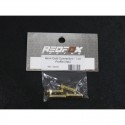 REDFOX 206404 Conector Gold low profile 4mm (4 pcs)