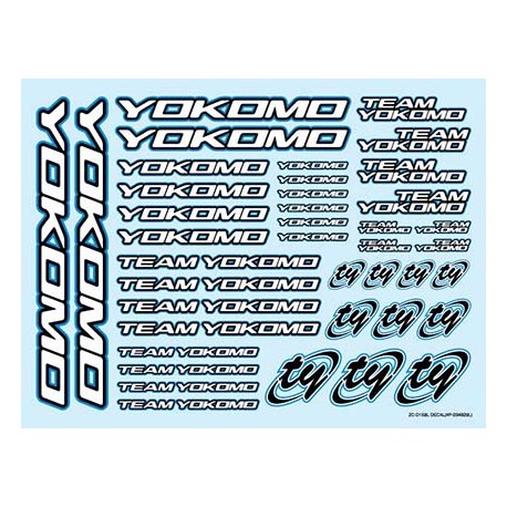 YOKOMO ZC- D15BL Team Logo Decal 2015 BLUE