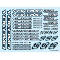 YOKOMO ZC- D15BL Team Logo Decal 2015 BLUE