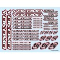 YOKOMO ZC- D15BL Team Logo Decal 2015 BLUE